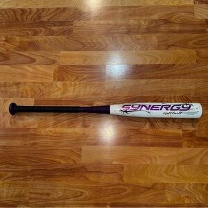 Vtg Easton Synergy Fastpitch Softball Bat Model FP15 28” 17 Oz 2 1/4” Barrel -11